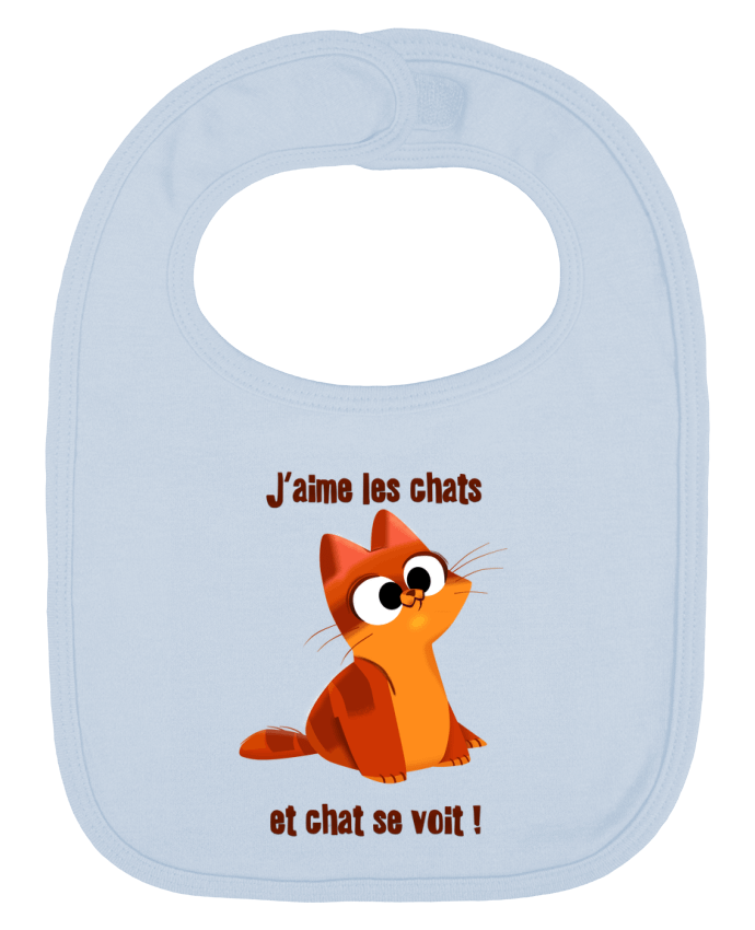 Bavoir bébé uni Chaton par emotionstudio