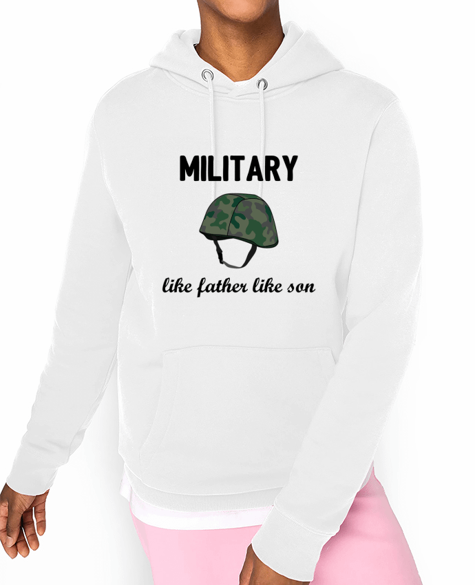 Hoodie Military Like father like son Par tunetoo