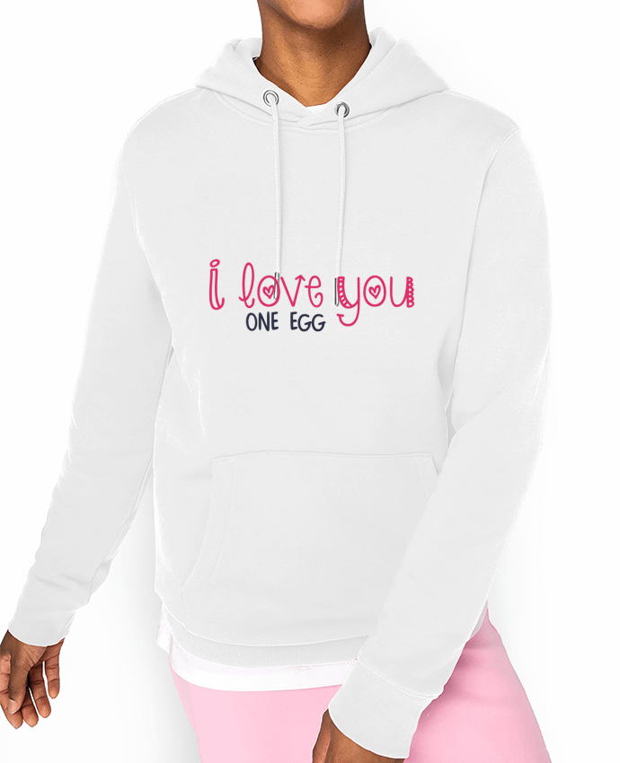 Hoodie I love you one egg Par tunetoo