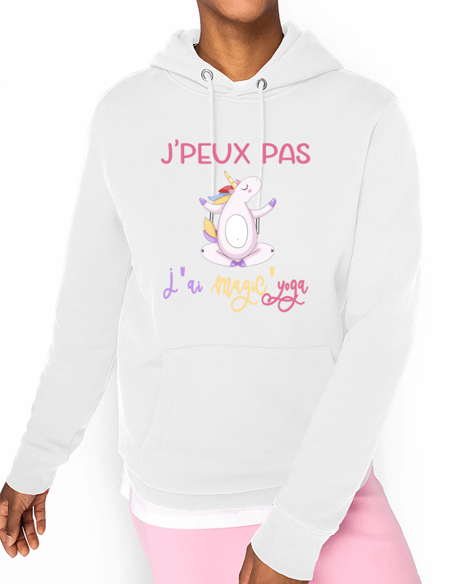 Hoodie J'peux pas j'ai magic' yoga Par A.L.I.