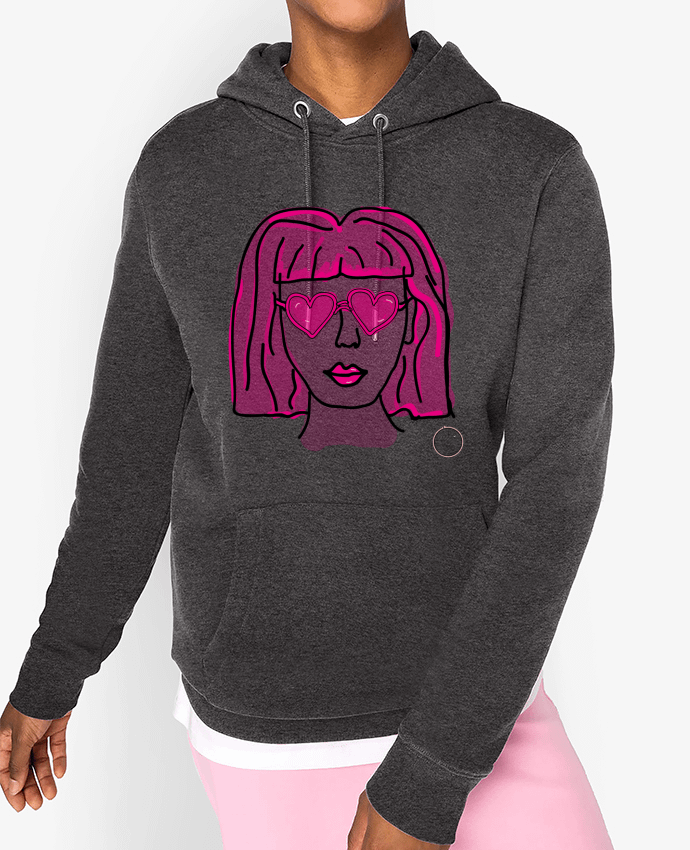Hoodie Fuccia Par Juanalaloca
