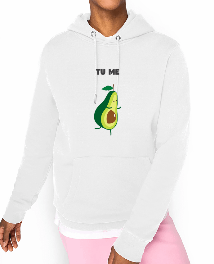 Hoodie Tu me completas - Avocado Par tunetoo