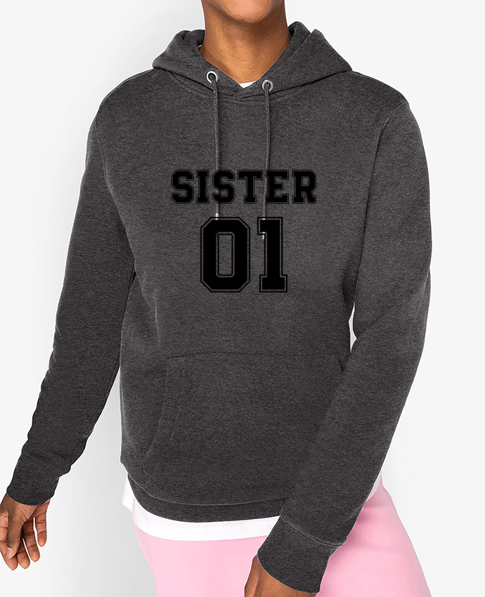 Sweat capuche unisexe Bio Sister 01 Par tunetoo