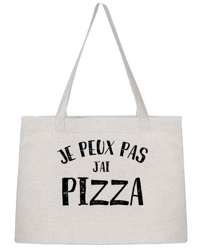 Shopping tote bag Stanley Stella Je peux pas j'ai Pizza by NumericEric