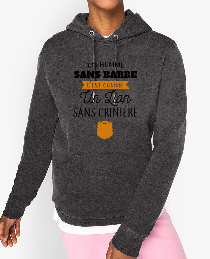 Hoodie Un homme sans barbe Par La boutique de Laura