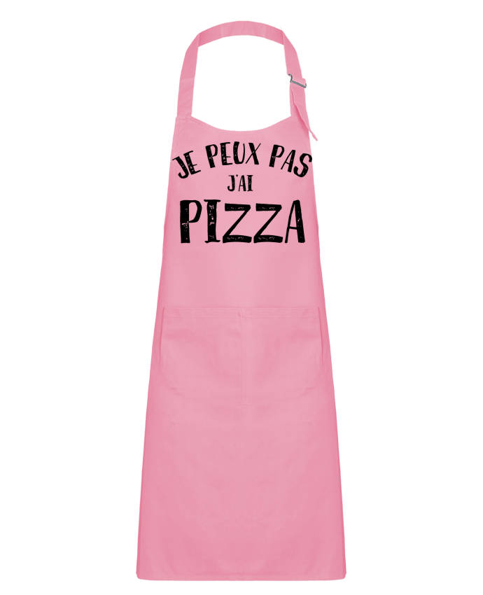 Kids chef pocket apron Je peux pas j'ai Pizza by NumericEric