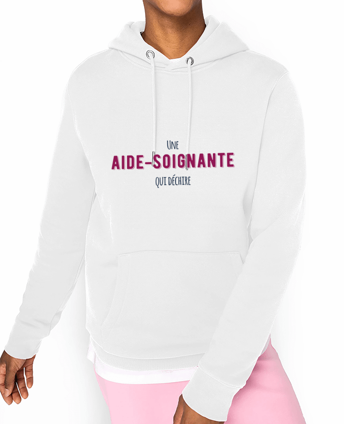 Hoodie Une aide soignante qui déchire Par tunetoo