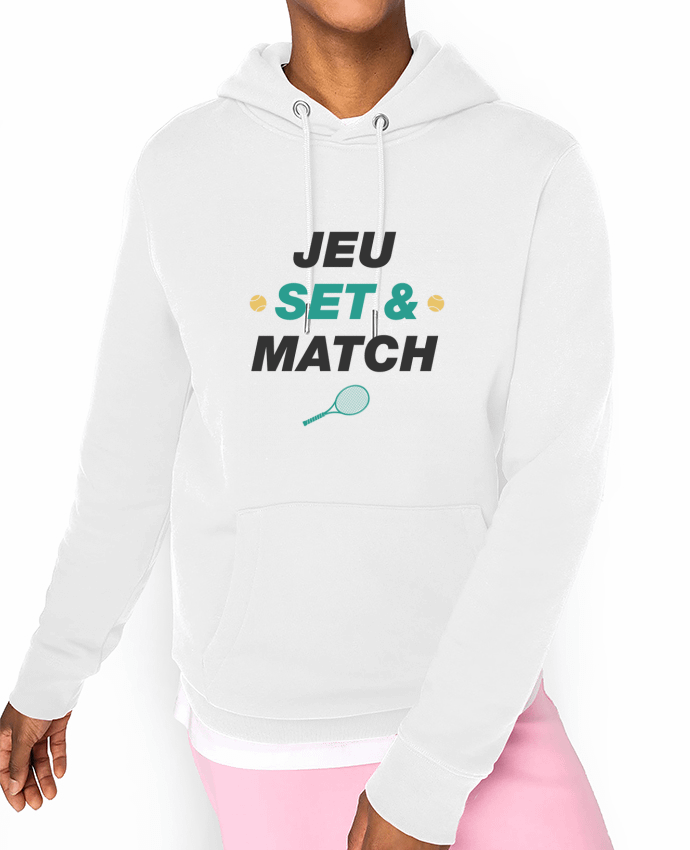 Hoodie Jeu Set & Match Par tunetoo