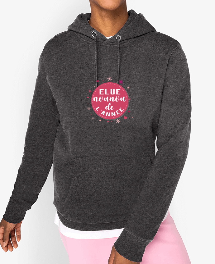 Hoodie t-shirt elue nounou de l'année cadeau pour nounou Par Touille77