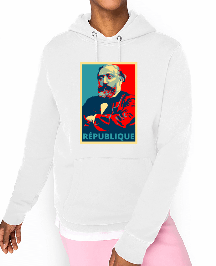 Hoodie Léon Gambetta - République Par Hémipléjik