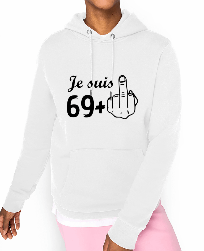 Hoodie Je suis 69+ Par tunetoo