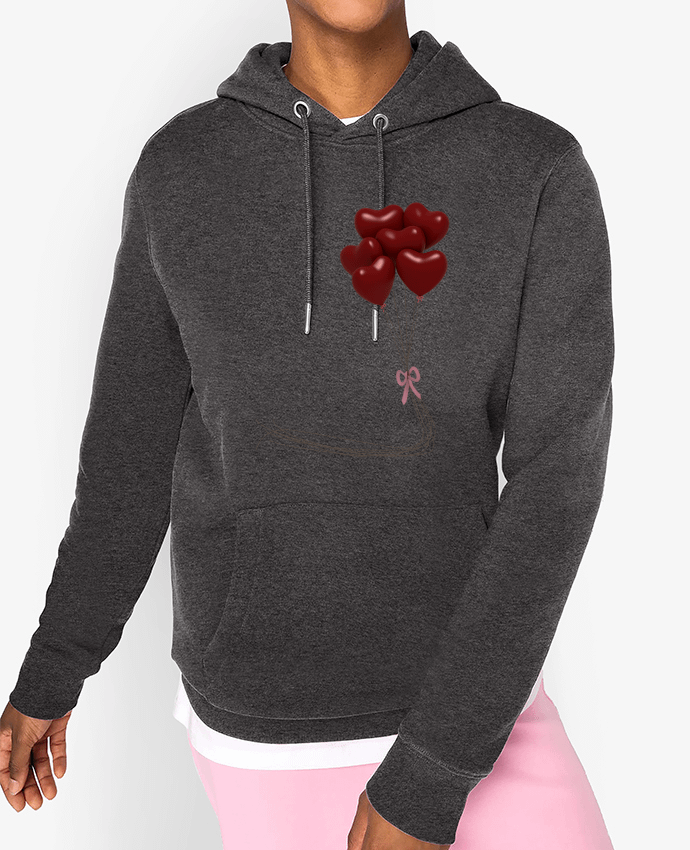 Hoodie ballons cœurs Par JustFree