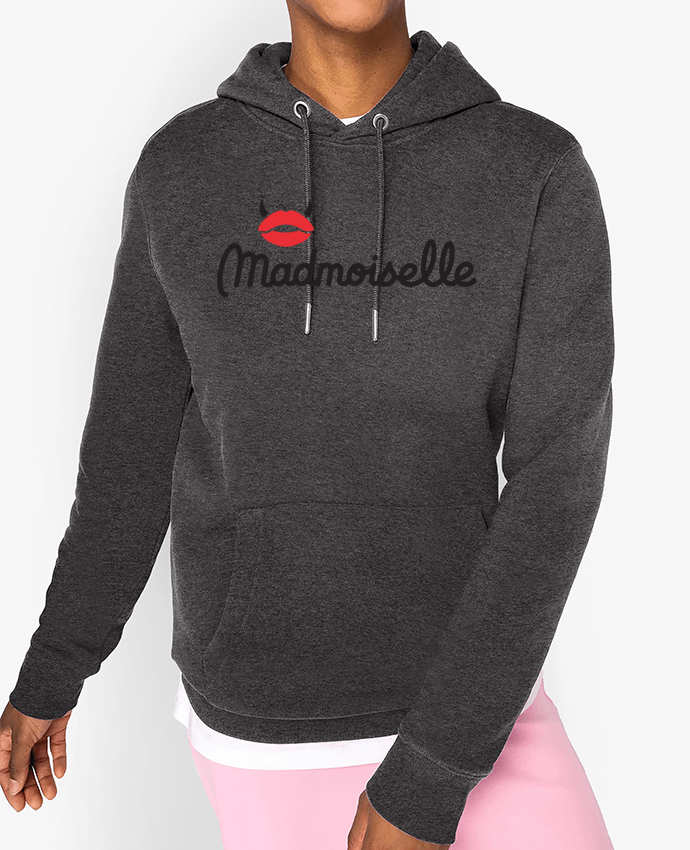 Hoodie Madmoiselle + logo Par Madmoiselle Rose