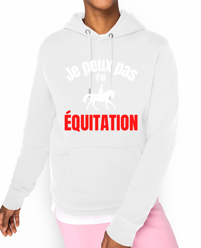 Hoodie Je peux pas,j'ai équitation Par Anastasia