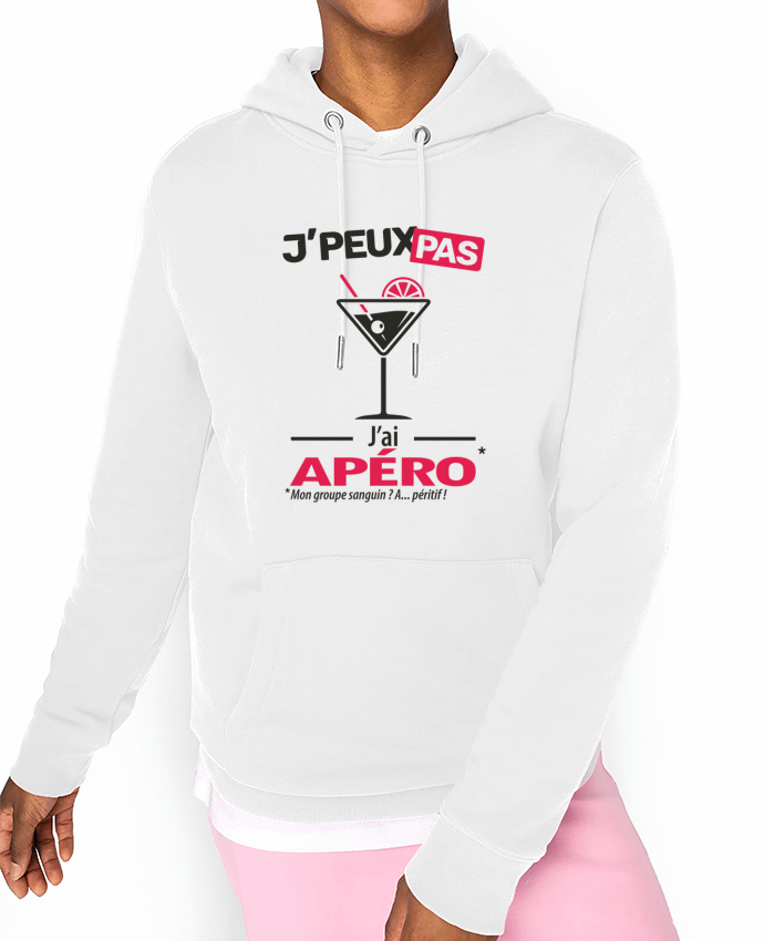 Hoodie J'peux pas j'ai apéro ! Par LilouZen