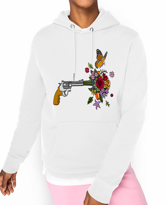 Hoodie Le pistolet de la paix Par LAGUENY