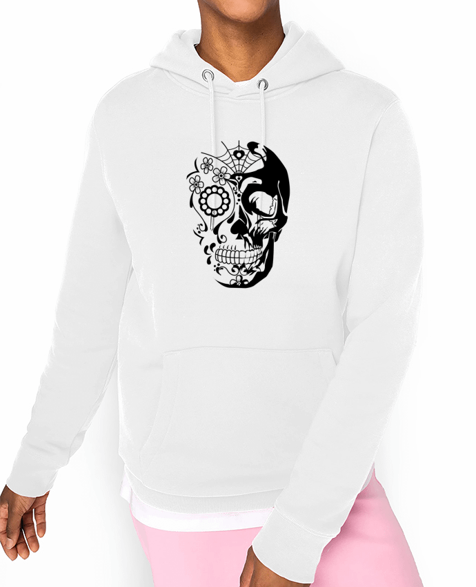 Hoodie Tête de mort jour des morts Par Lamouchenoire