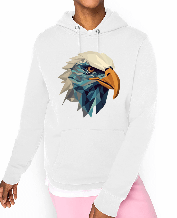 Hoodie Aigle stylisé, géométrique Par KronoArt