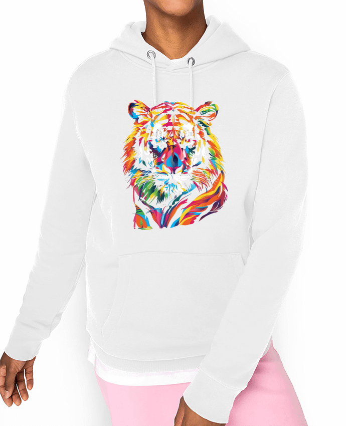 Hoodie Illustration de Tigre stylisé Par KronoArt