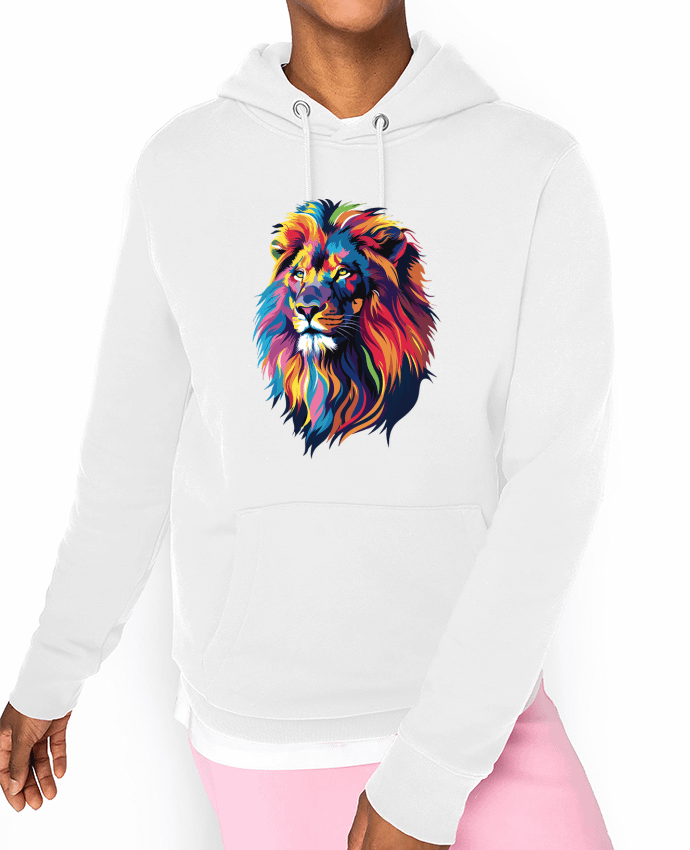 Hoodie Illustration de Lion stylisé Par KronoArt