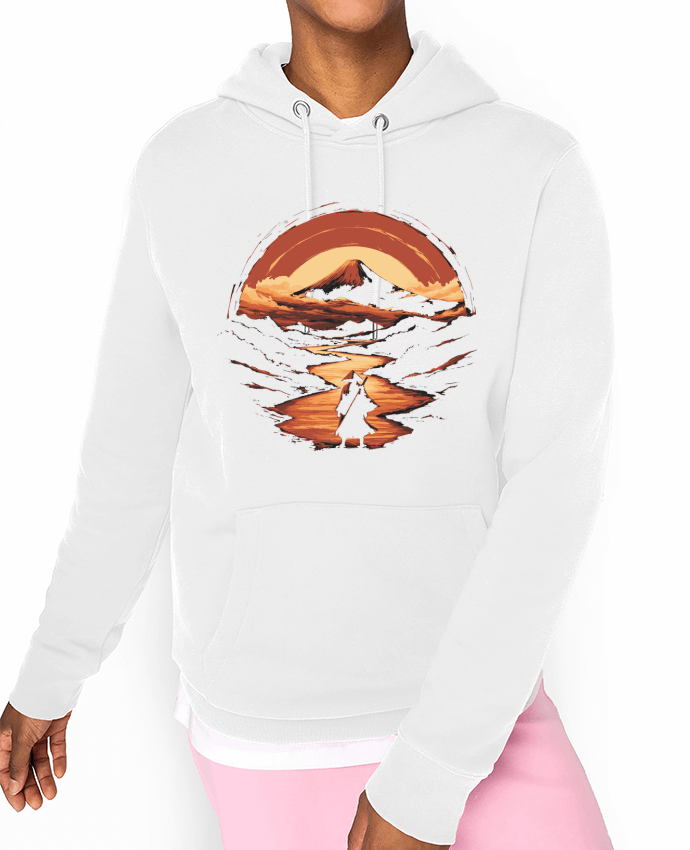 Hoodie Samouraï et Mont Fuji Par KronoArt