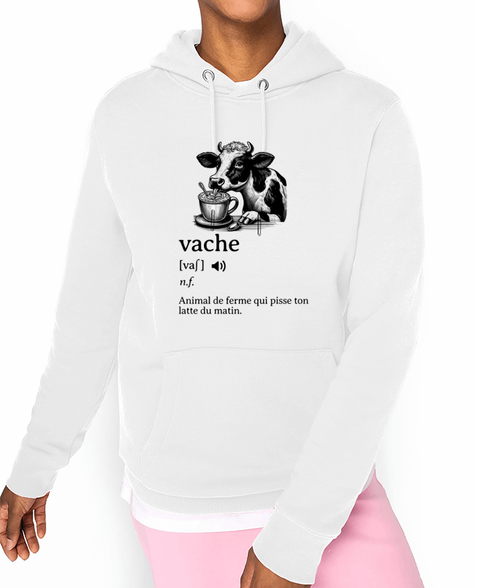 Hoodie Vache définition Par Mona Designs