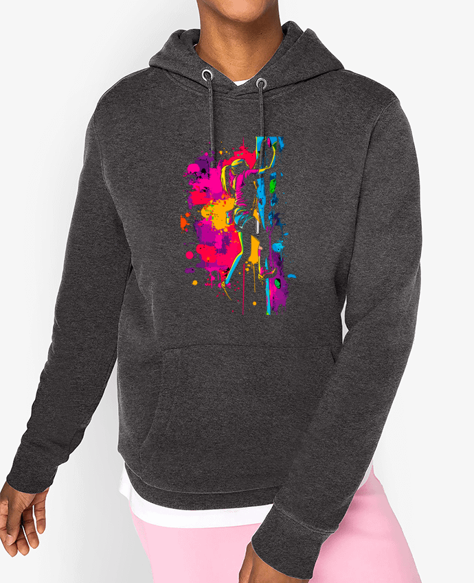 Hoodie Grimpeuse Color Splash Par K-art-S