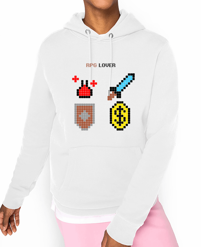 Hoodie Rigged Poker - Pixel Art - RPG Lover Par Rigged Poker Shop