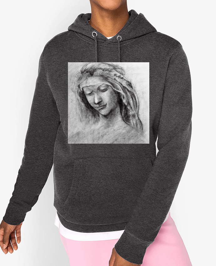 Hoodie Fusain reproduction Michel-Ange Par Simple Art