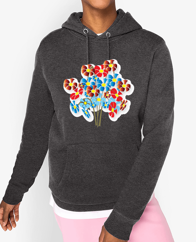 Hoodie Bouquet de fleurs Par illustraman