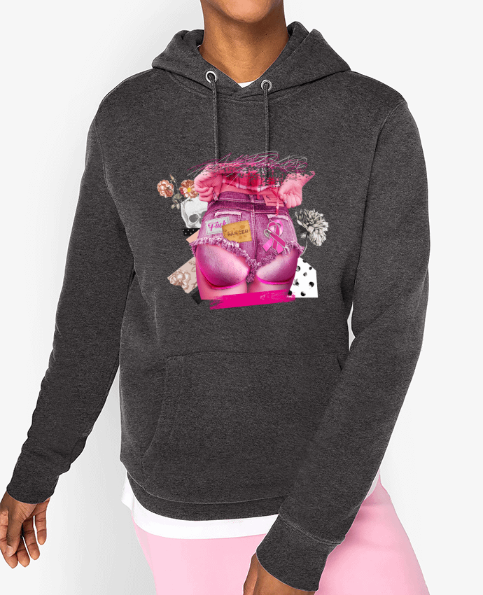 Hoodie Octobre Rose, Fuck Cancer Par Nanoushka