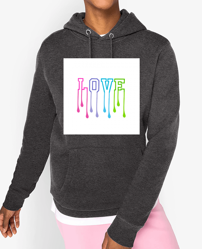 Hoodie Love fondant Par 4,sinon rien 