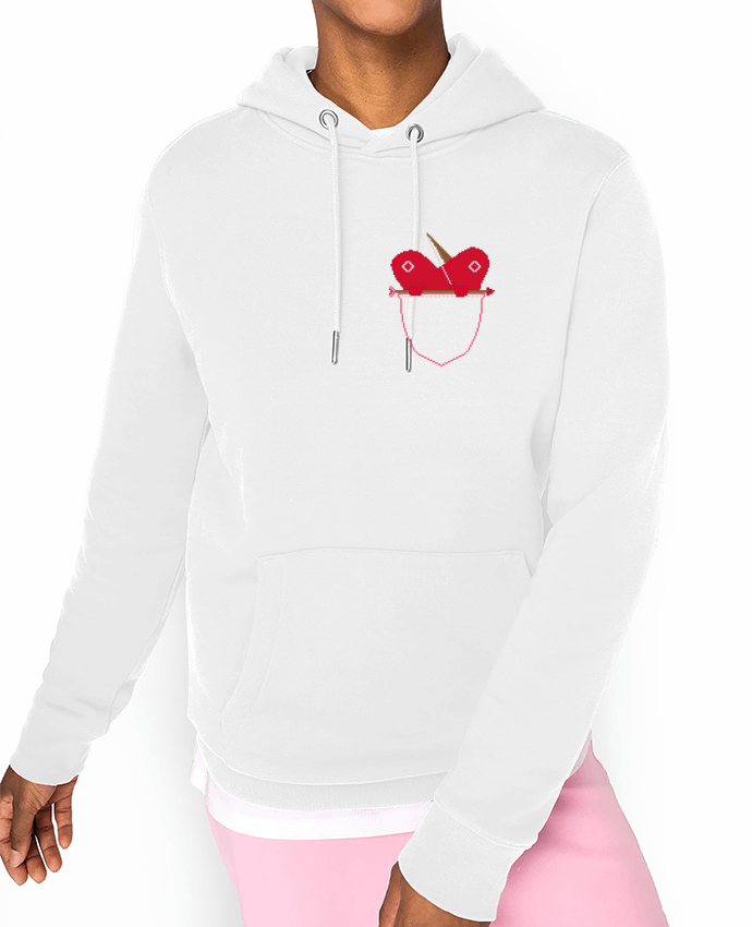 Hoodie LOVE IN POCKET Par Santiaguen