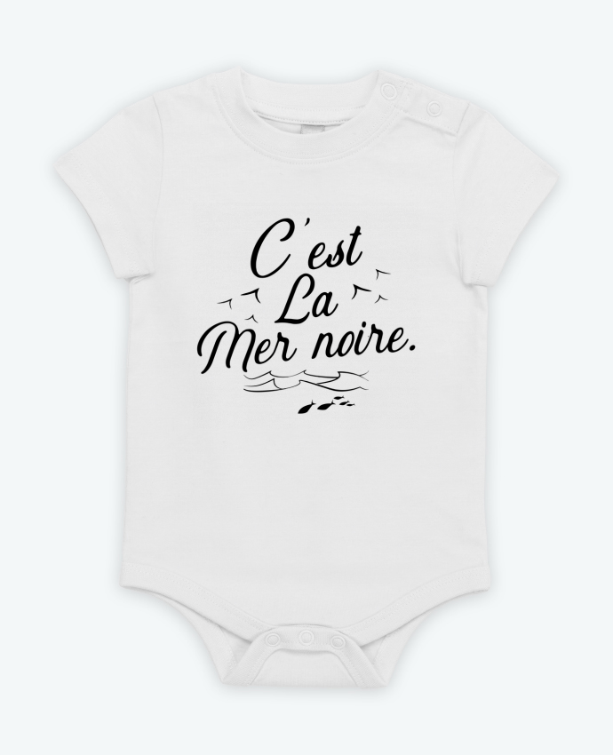 Body bébé C'est la mer noire par Original t-shirt