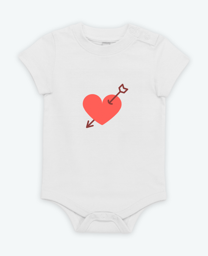 Body bébé coeur percé par Nana