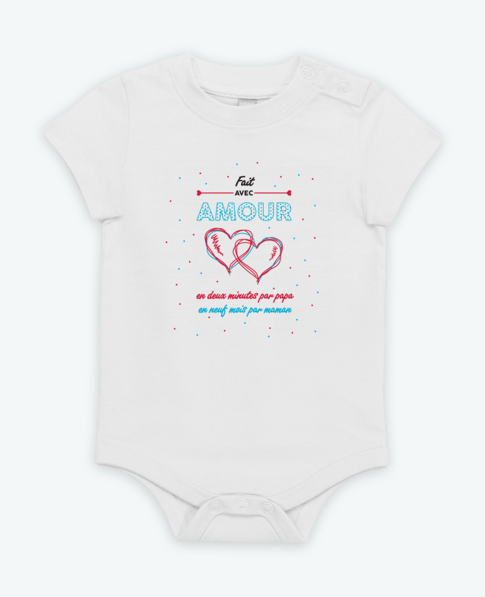 Body bébé Fait avec amour par tunetoo