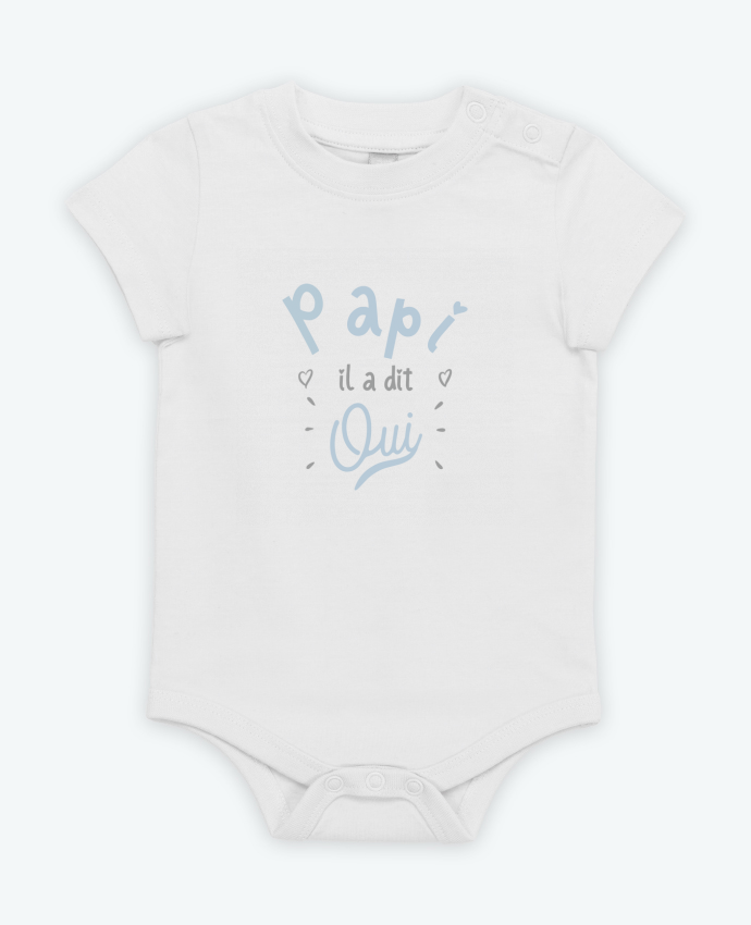 Body bébé Papi il a dit oui naissance cadeau bébé par Original t-shirt