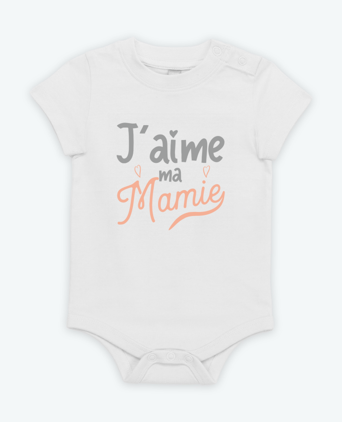 Body bébé j'aime ma mamie cadeau naissance bébé par Original t-shirt