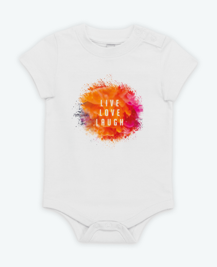 Body bébé Live Love Laugh par Sonia Diao