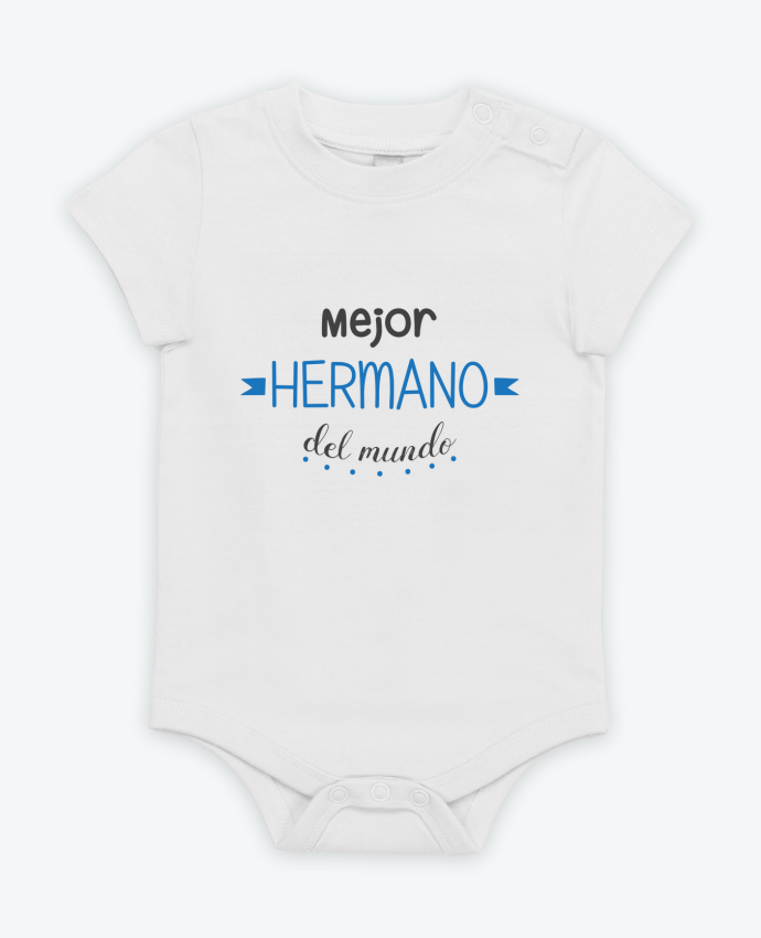 Body bébé Mejor hermano del mundo par tunetoo