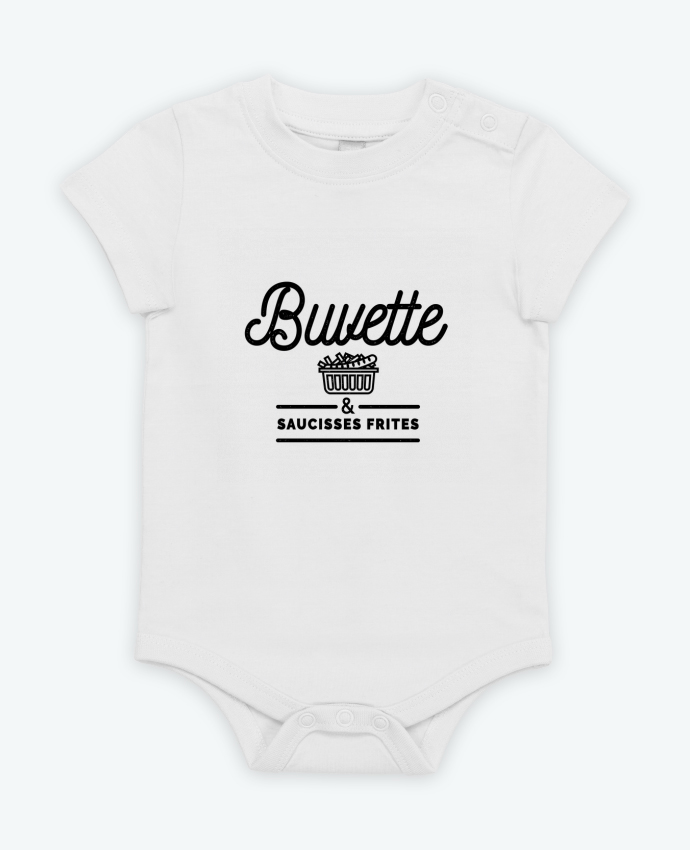 Body bébé Buvette et Saucisse frites par Rustic