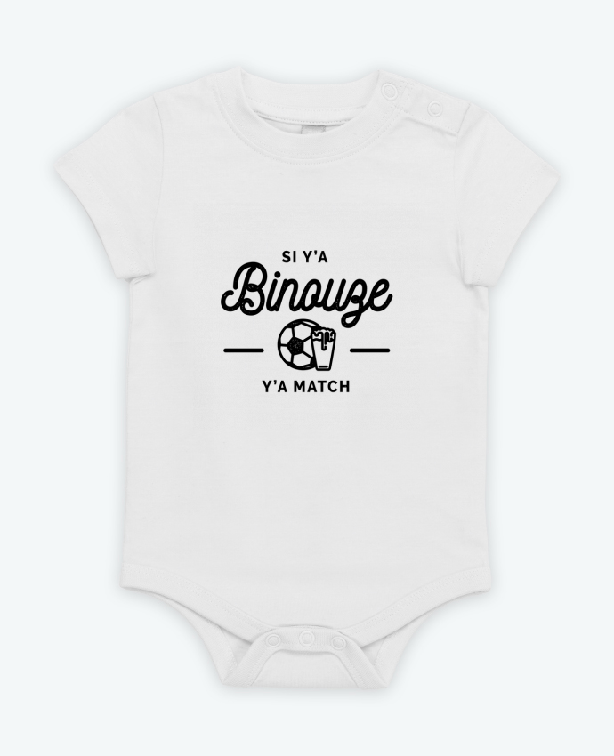 Body bébé Si y'a bineuse y'a match par Rustic