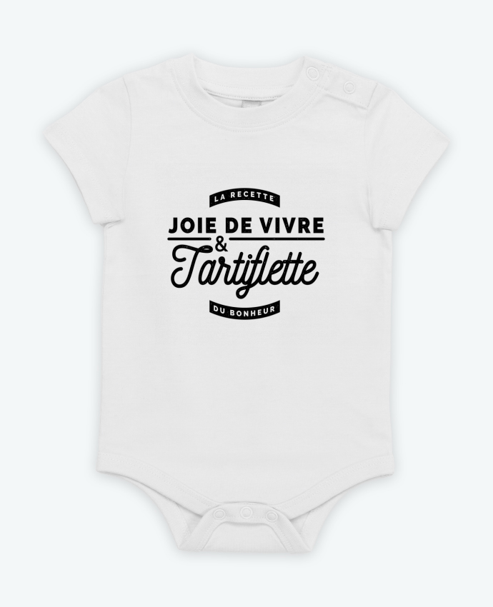 Body bébé Joie de vivre et Tartiflette par Rustic