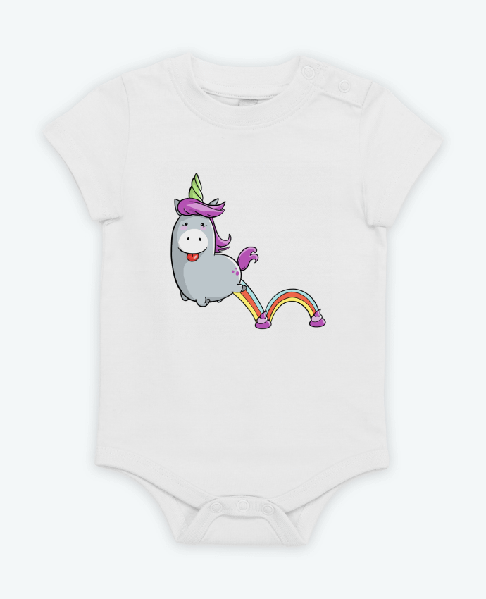 Body Bebé Manga Corta Licorne sautillante por TOMI AX