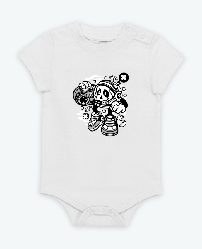 Body bébé Astronaute Boombox Cartoon | By Kap Atelier Cartoon par Kap Atelier
