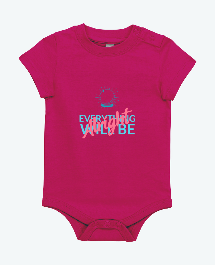 Body bébé t-shirt-design-maker-with-an-optimistic-quote par Wans-e Store