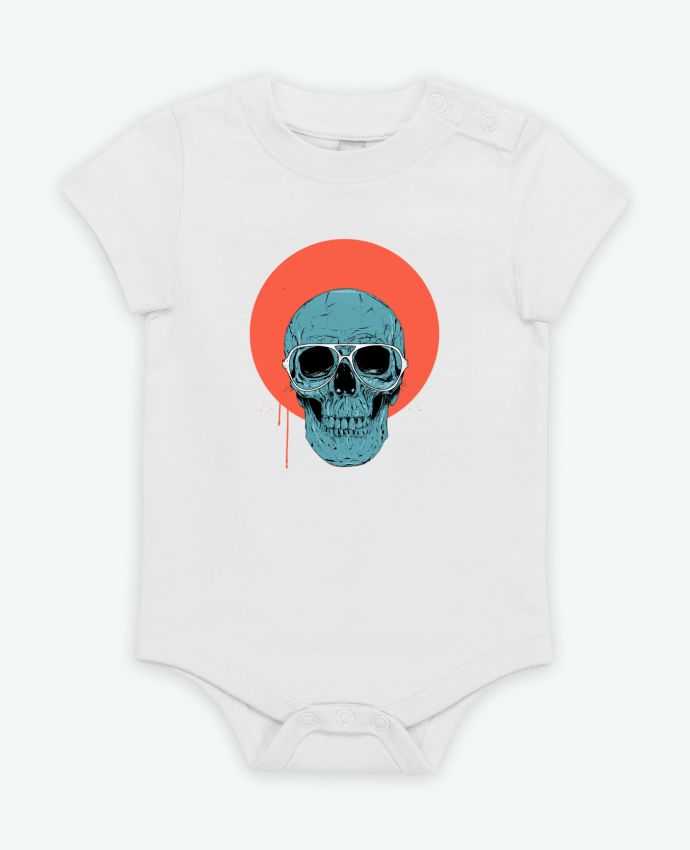 Body bébé Blue skull par Balàzs Solti