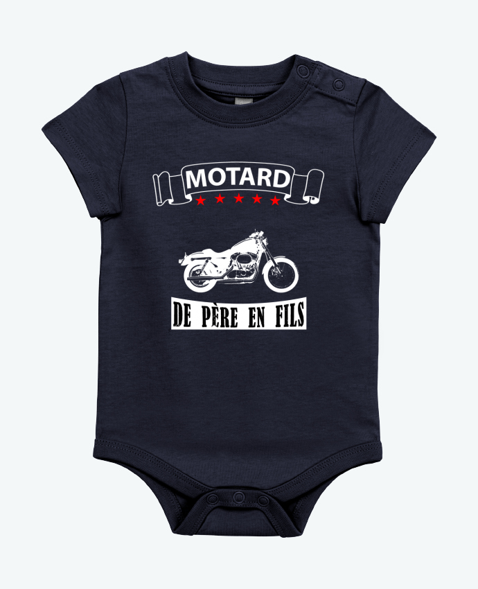 Body bébé Motard de père en fils par Ouishirt