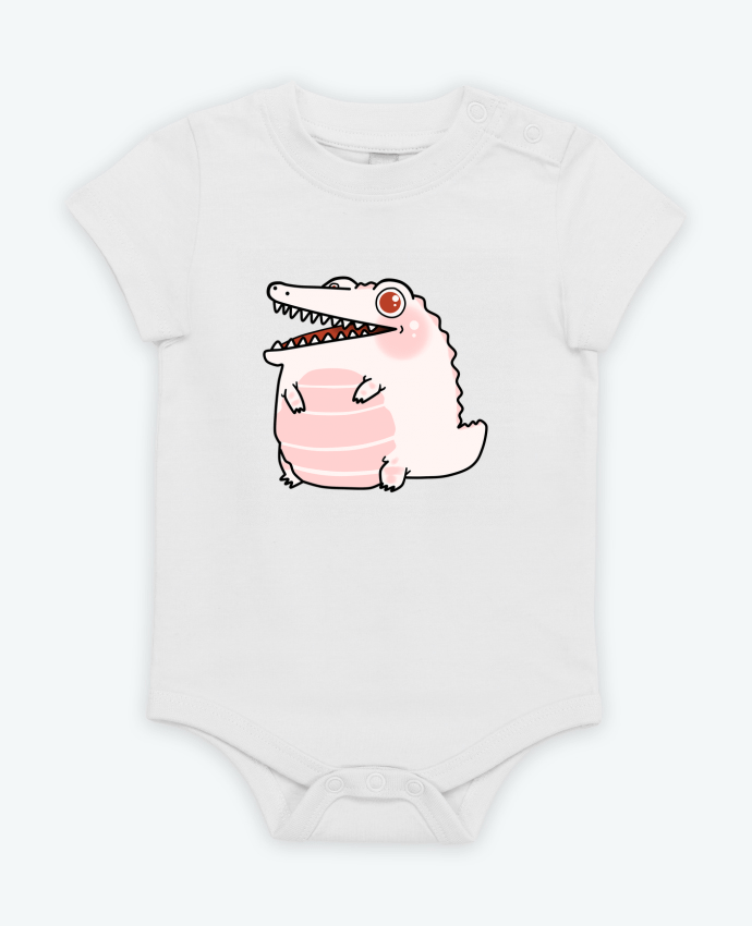 Body bébé Cocodrilo Blanco Kawaii par MaaxLoL
