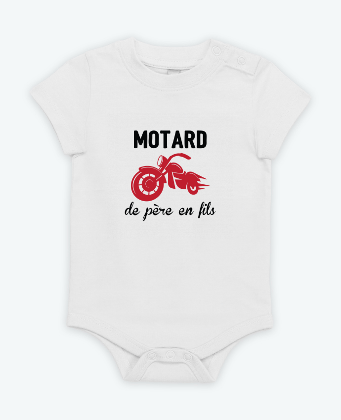 Body bébé Motard de père en fils par tunetoo